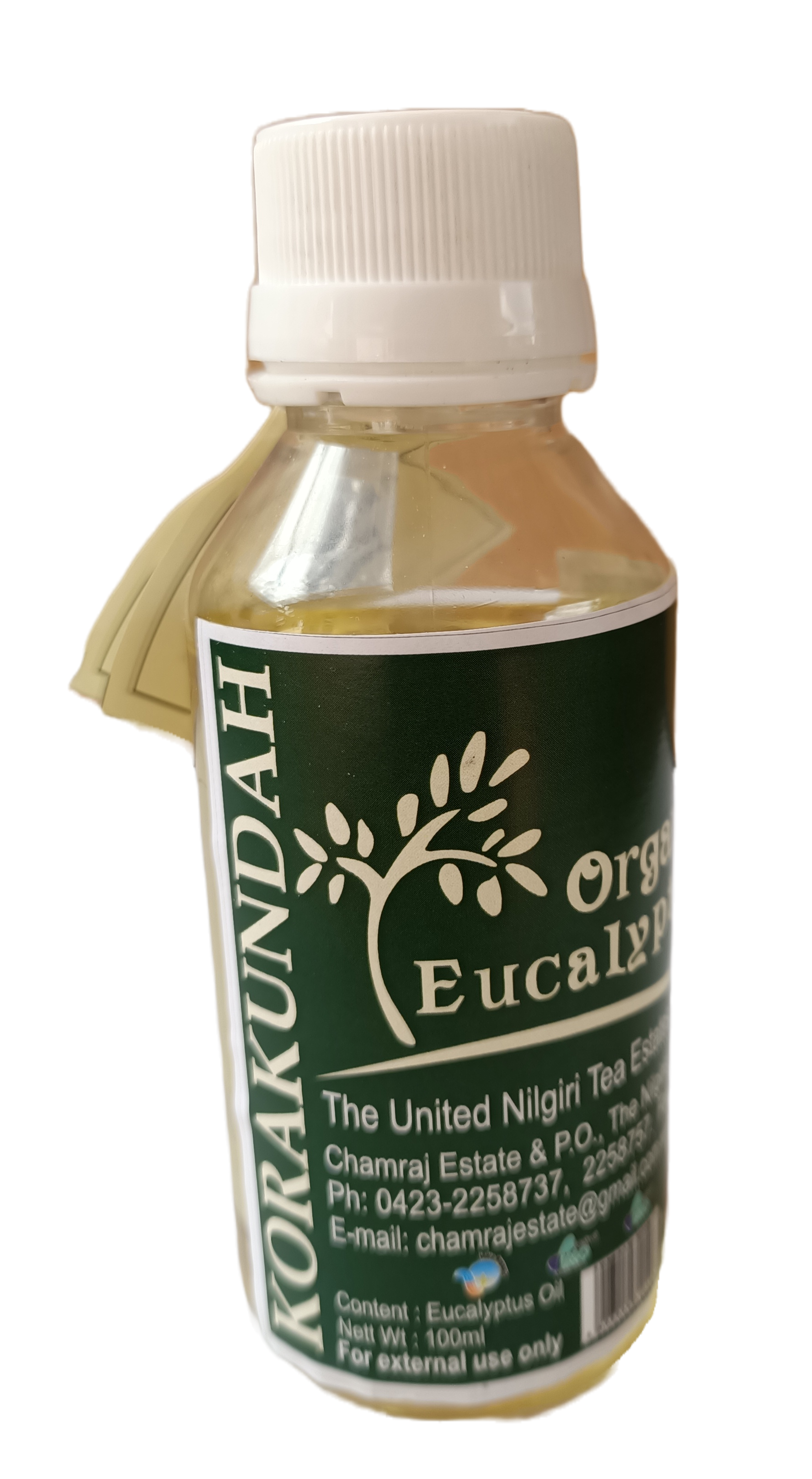 Korakundah Organic Eucalyptus Oil 100g