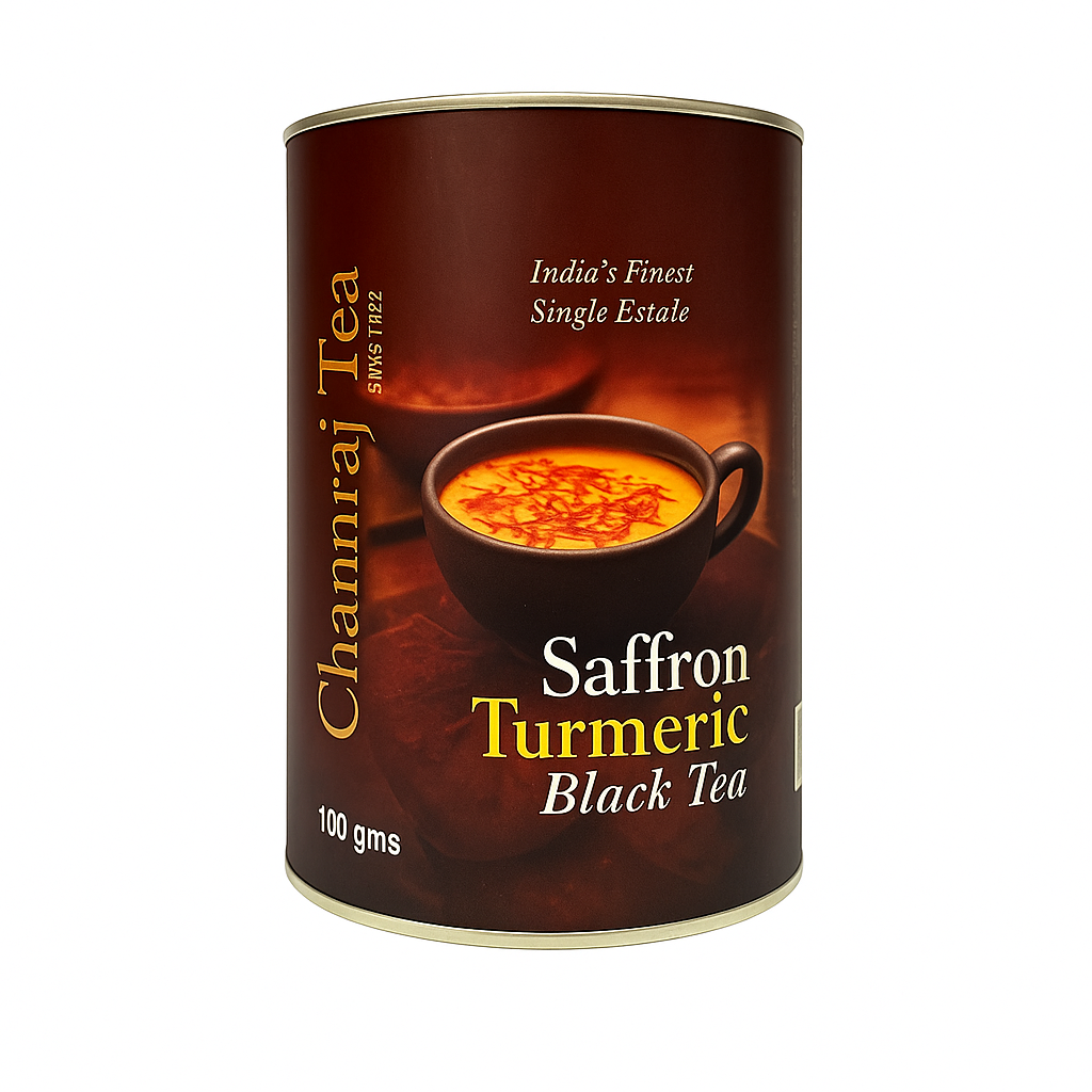 Chamraj Saffron Turmeric Tin 100g
