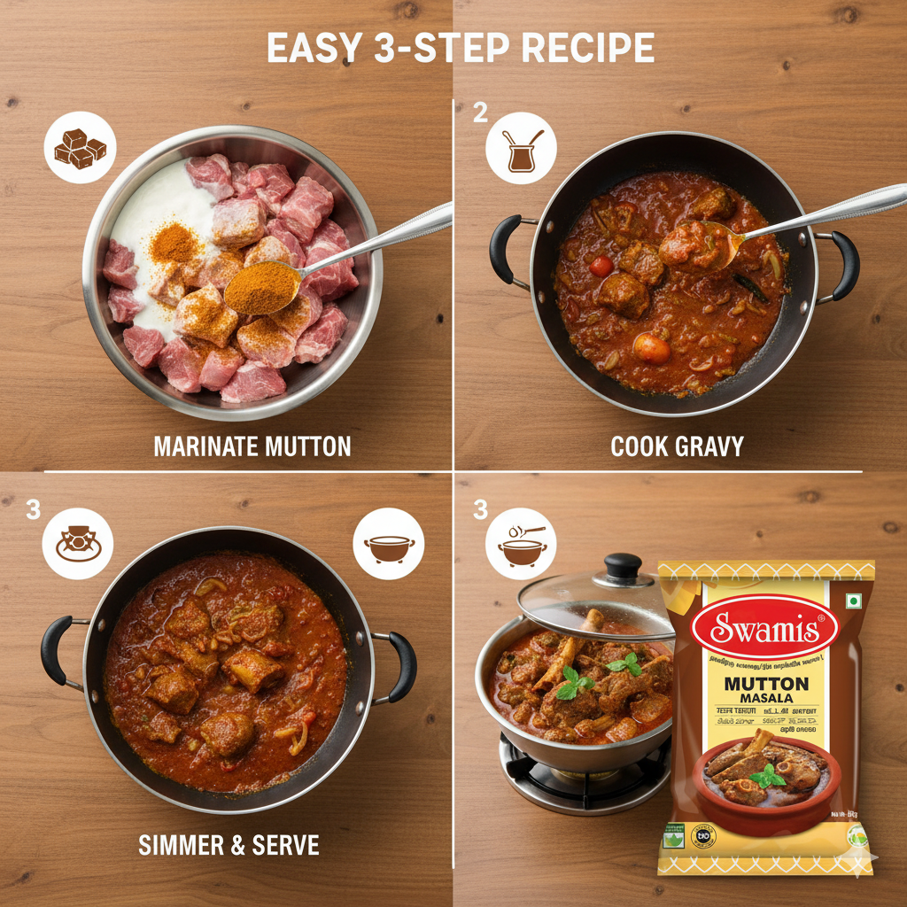 SWAMIS Mutton Masala 50g