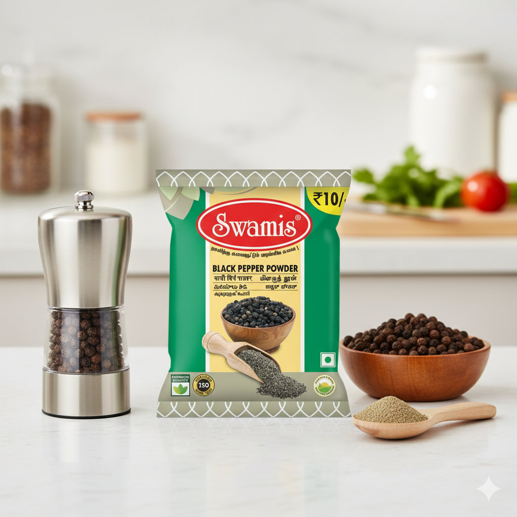 SWAMIS Black Pepper Powder 50g