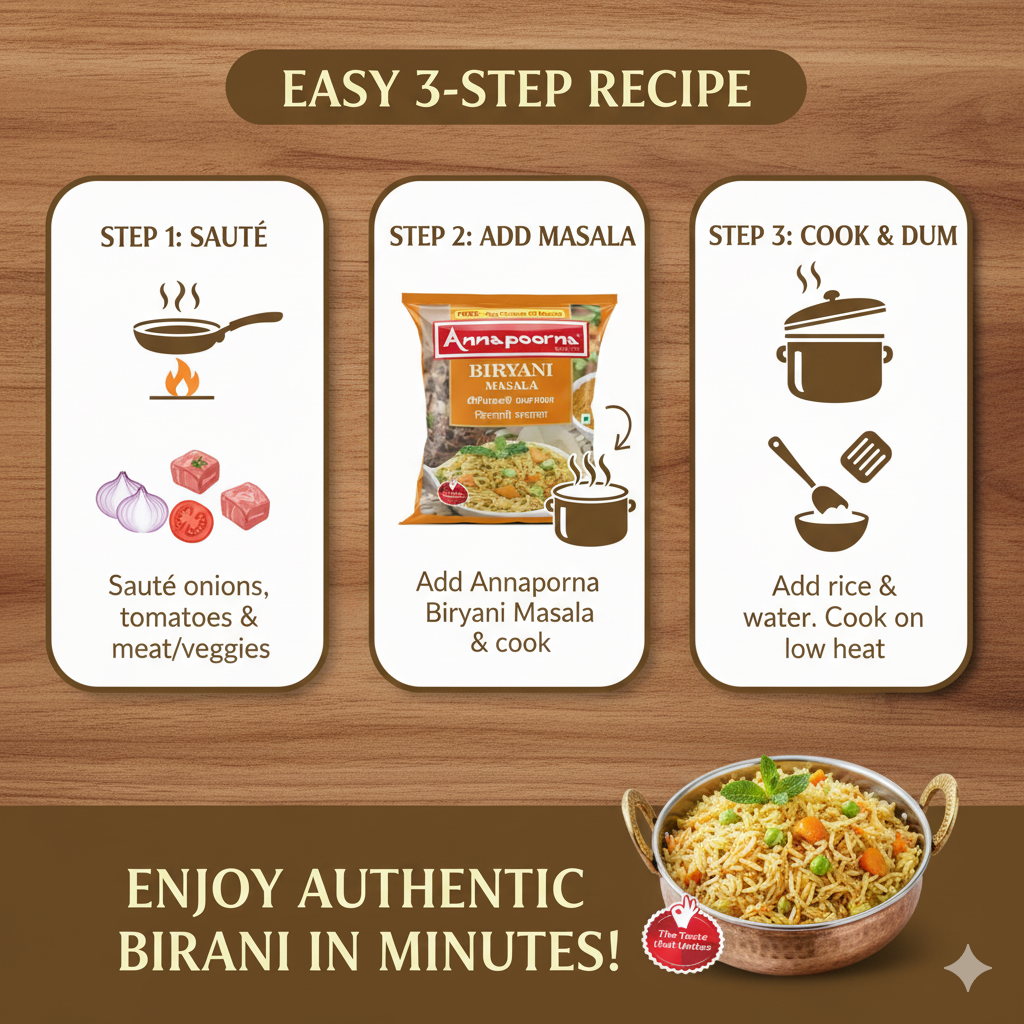 Annapoorna Biryani Masala 50g