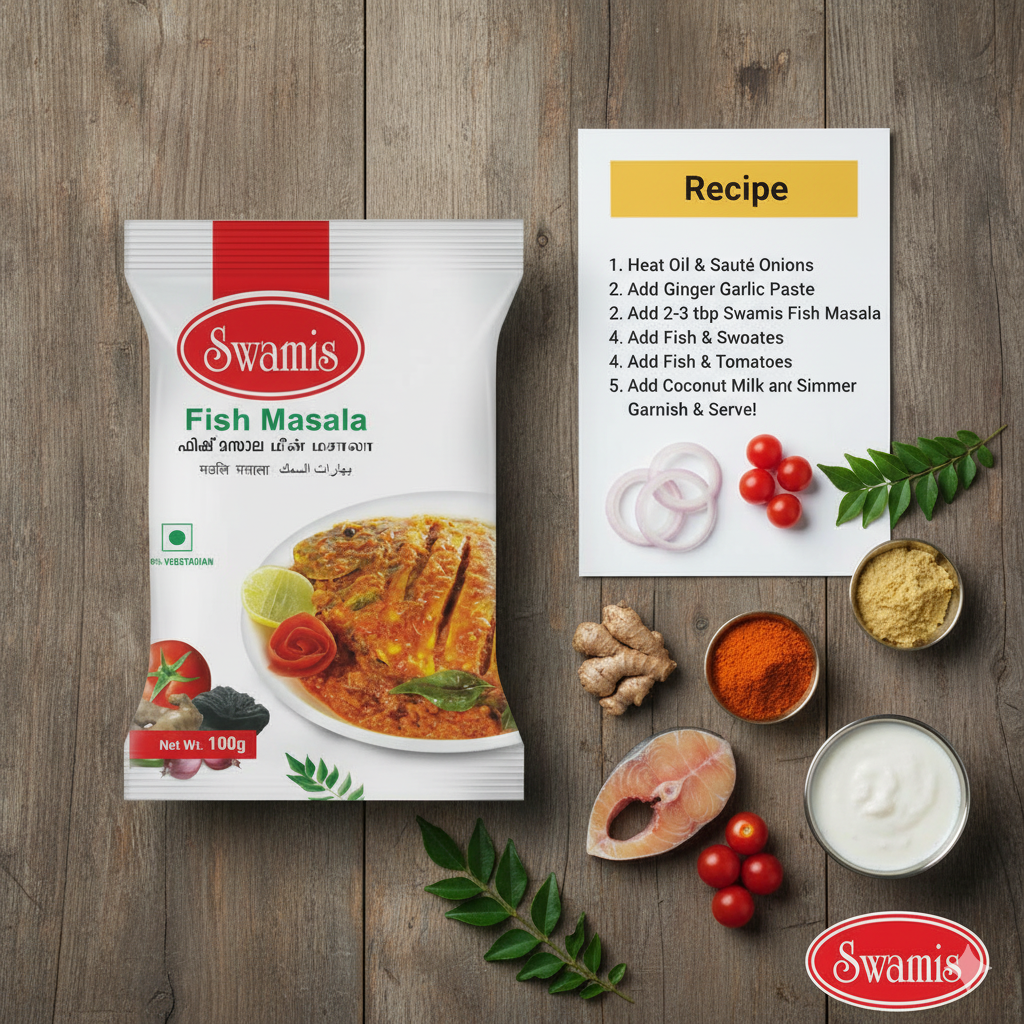 SWAMIS Fish Masala (Curry) 50g