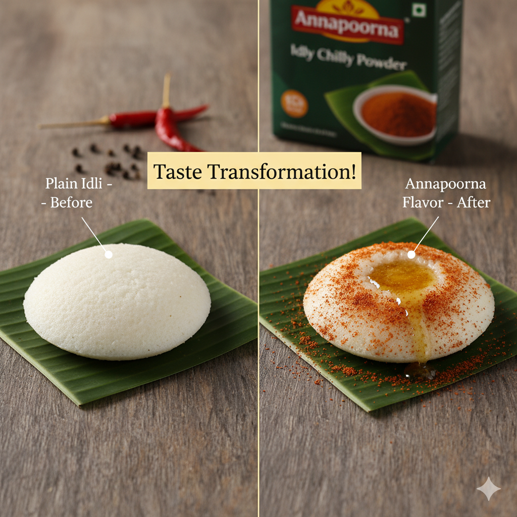 Annapoorna Idly Chili Powder 50g