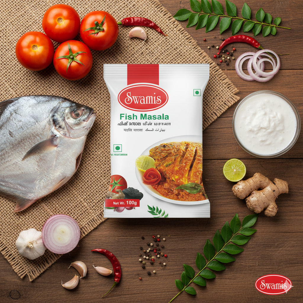 SWAMIS Fish Masala (Curry) 50g