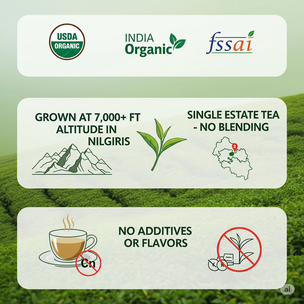 Korakundah Organic White Tea 50g