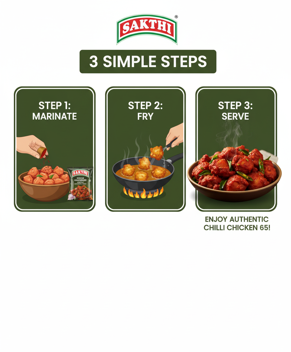 Sakthi Chilli Chicken 65 Masala