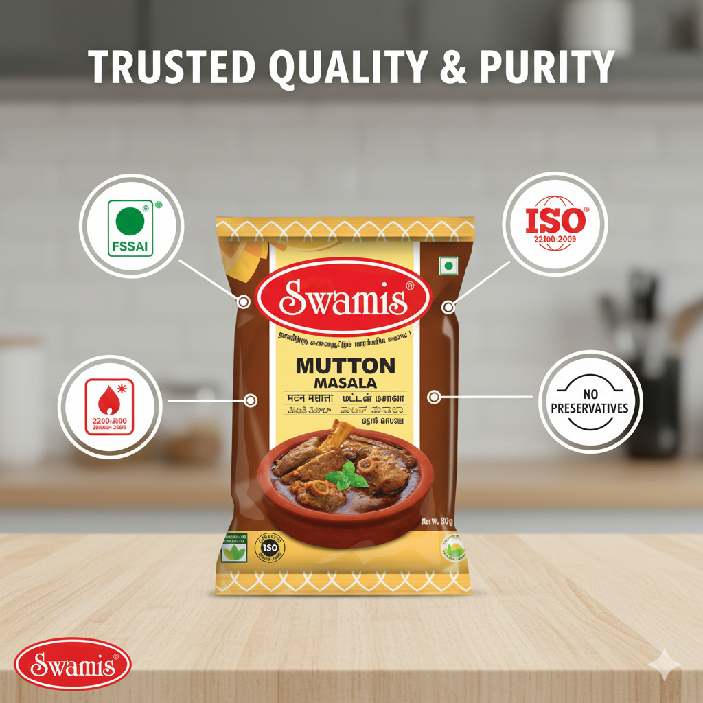 SWAMIS Mutton Masala 50g
