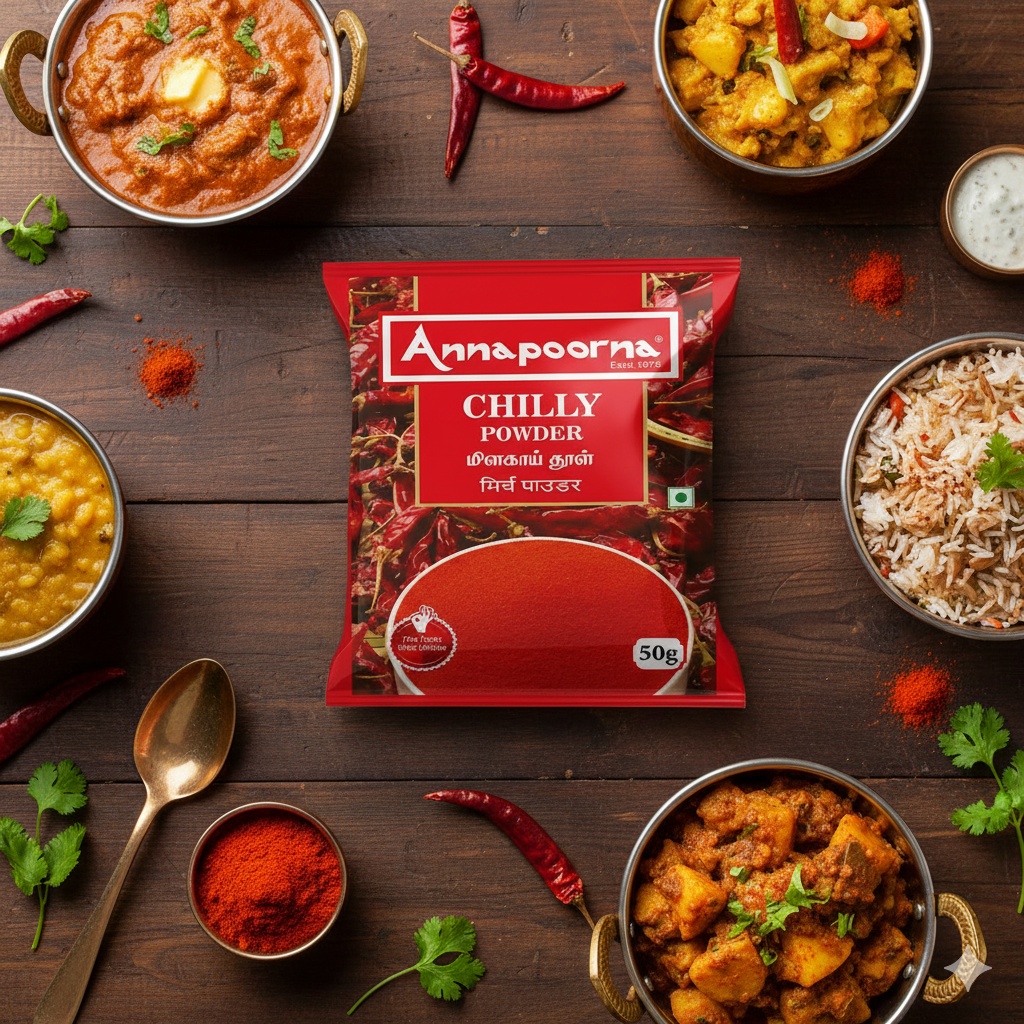 Annapoorna Chilli Powder 50g