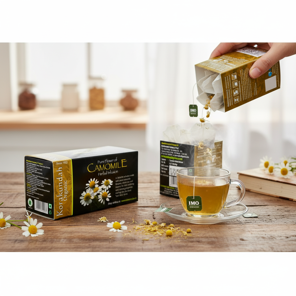 Korakundah Camomile Herbal Infusion Green Tea DIP