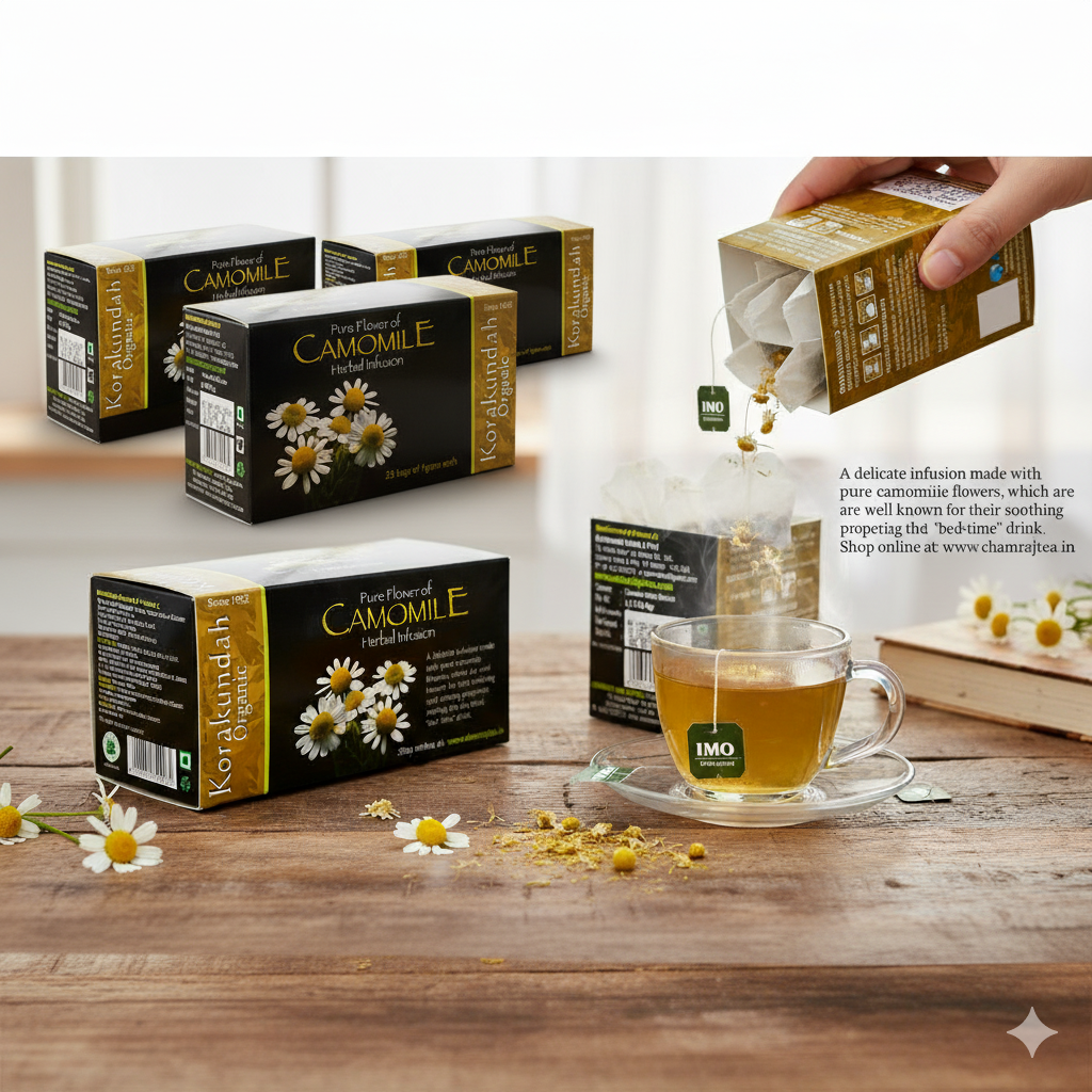 Korakundah Camomile Herbal Infusion Green Tea DIP