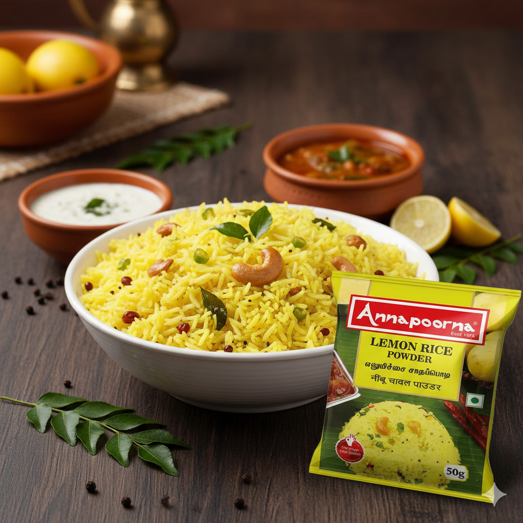 Annapoorna Lemon Rice Powder 50g