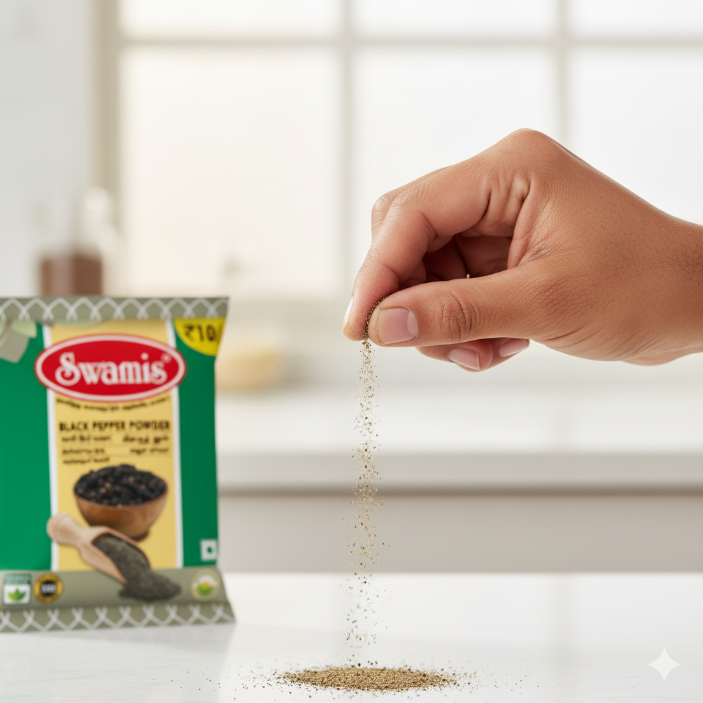 SWAMIS Black Pepper Powder 50g