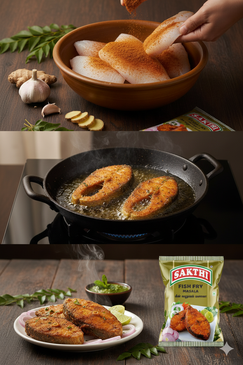 Sakthi Fish Fry Masala  50g