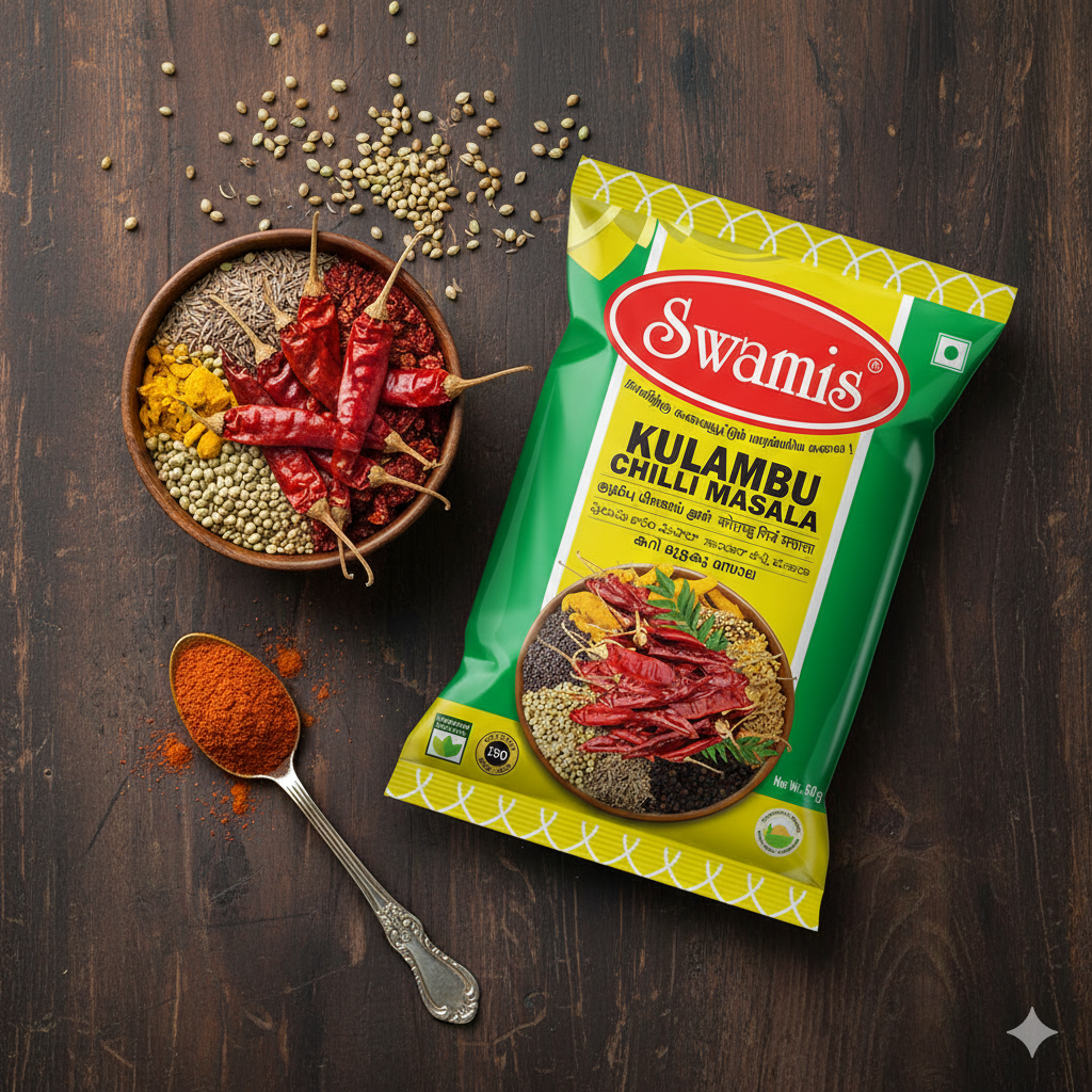 SWAMIS Kolambu Chilly Powder 50g