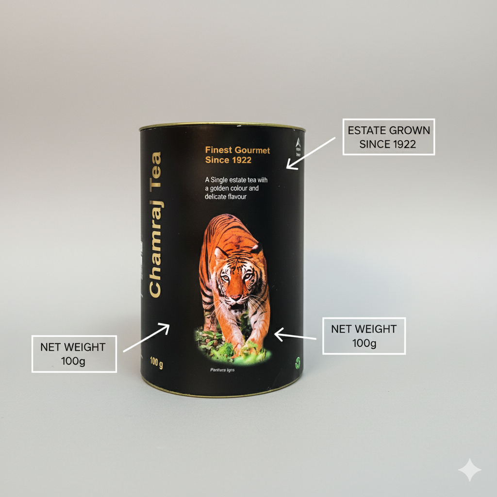 Chamraj Tiger Tin 100g