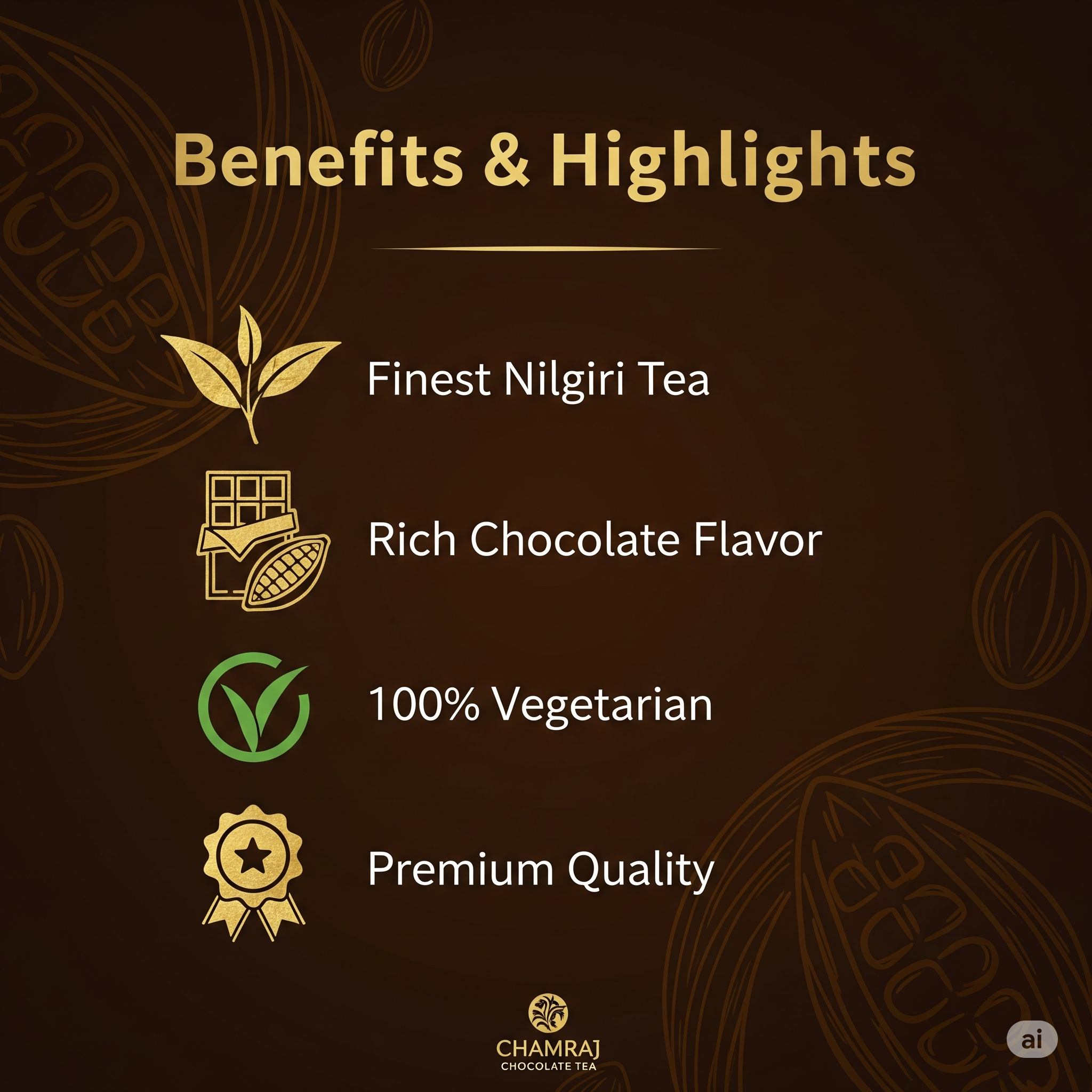 Chamraj Chocolate Tea 250g