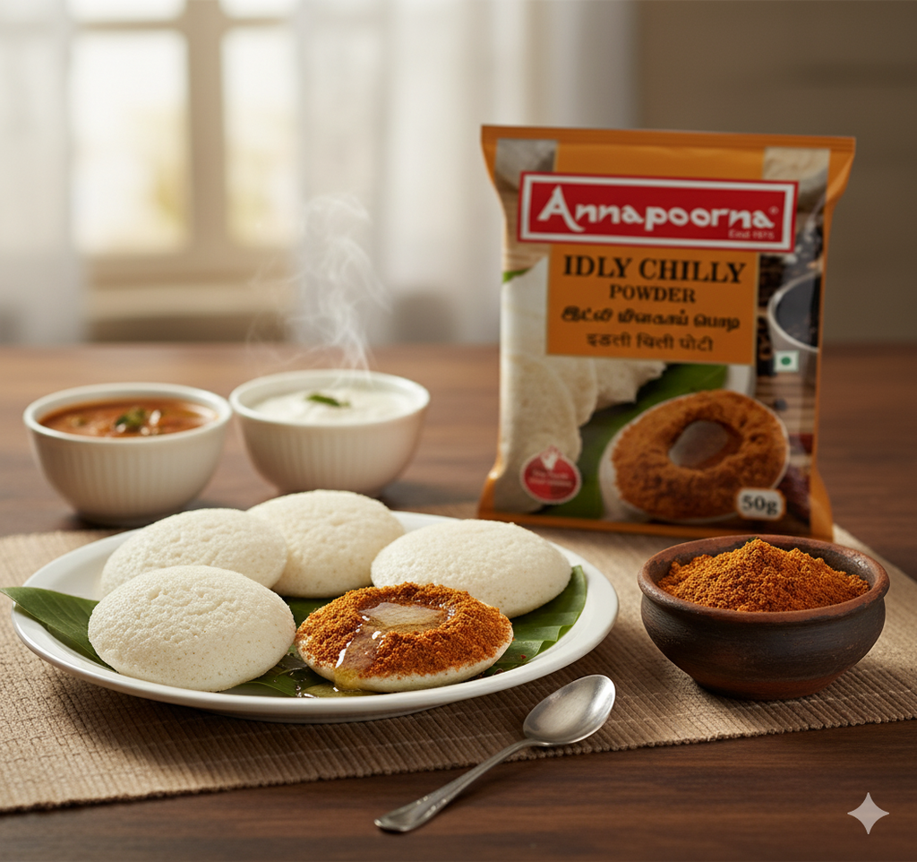 Annapoorna Idly Chili Powder 50g