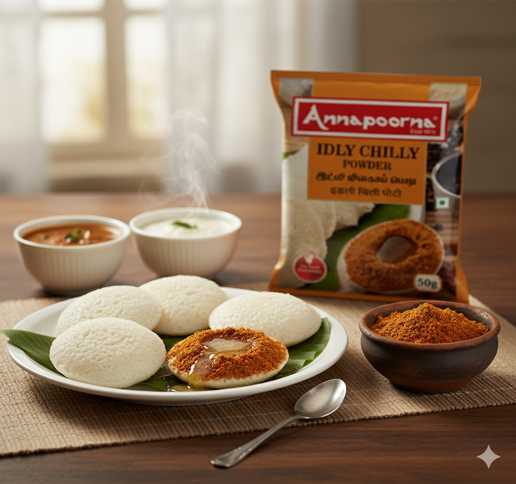 Annapoorna Idly Chili Powder 50g
