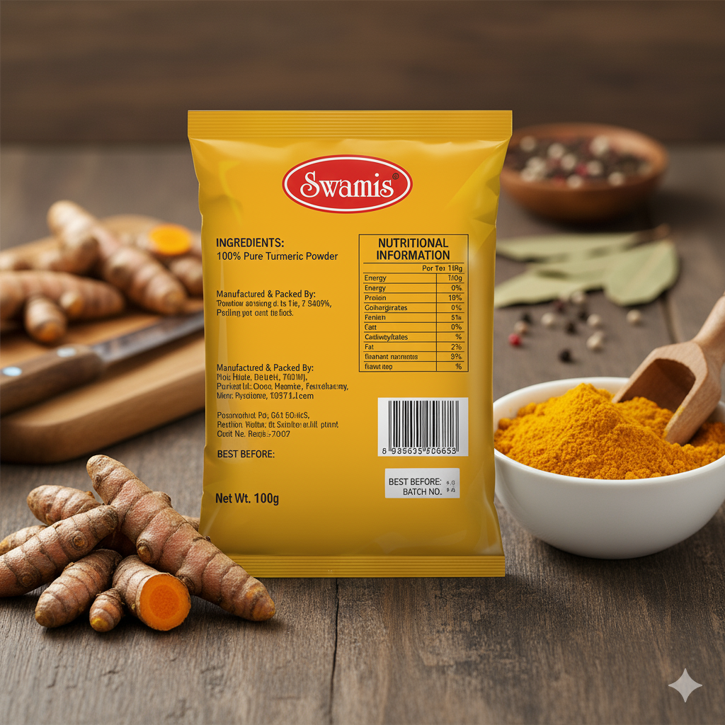 SWAMIS Turmeric Powder 50g