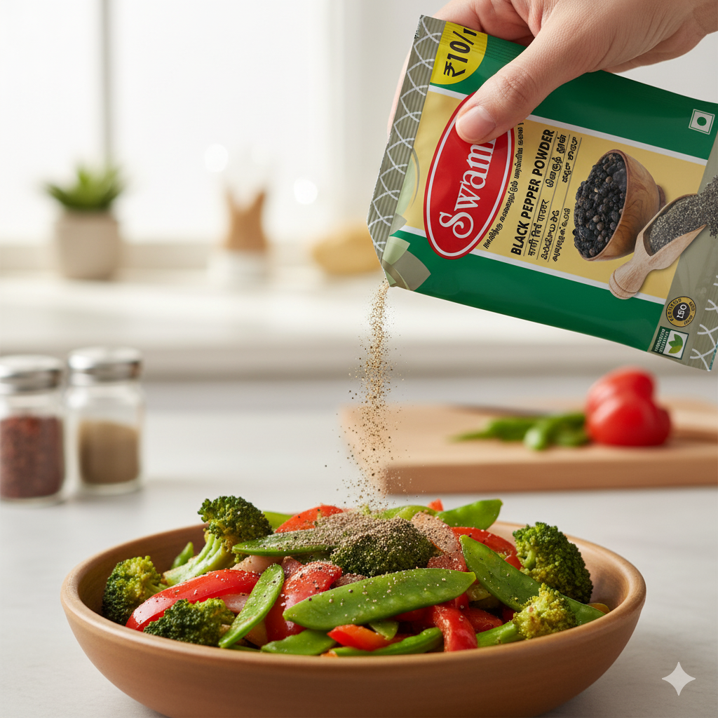 SWAMIS Black Pepper Powder 50g