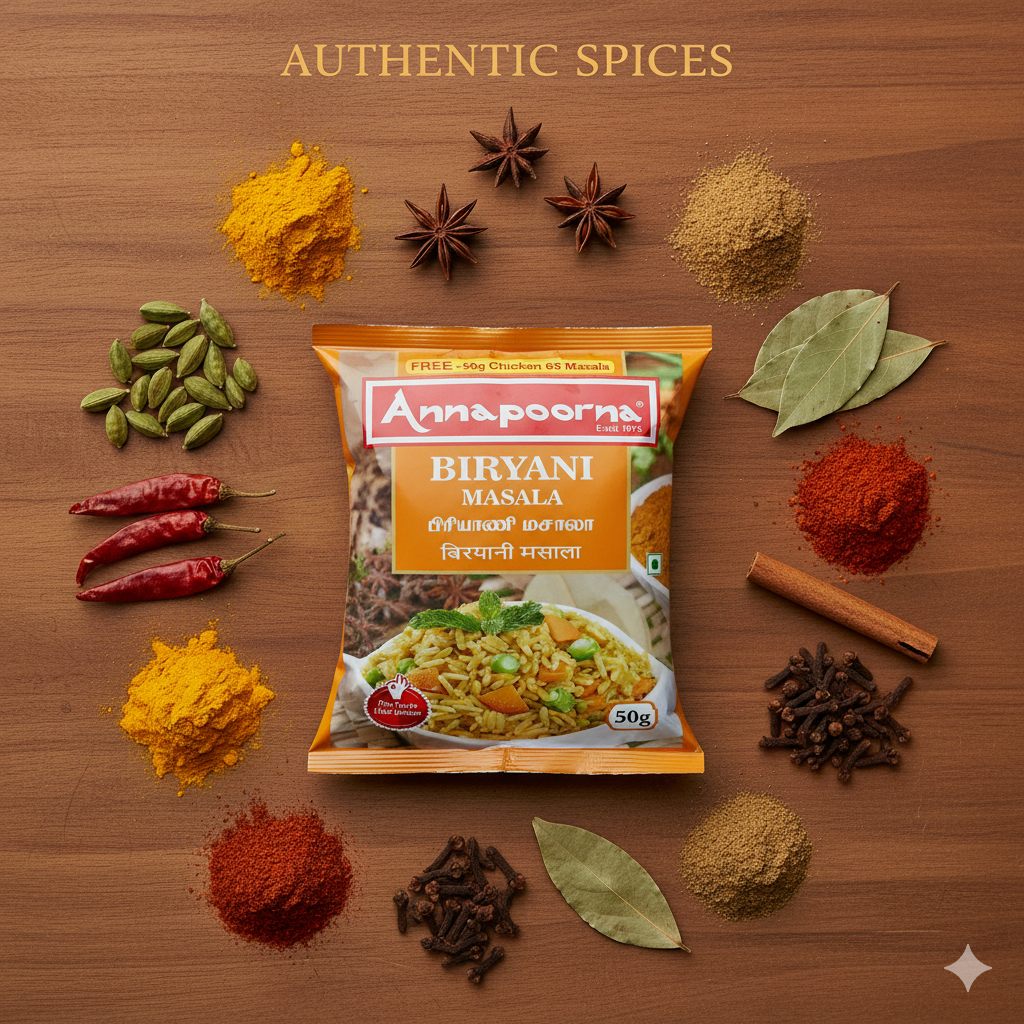 Annapoorna Biryani Masala 50g